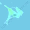 Topografische Karte Isla de Oleny, Höhe, Relief