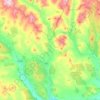 Topografische Karte Glen Shee, Höhe, Relief