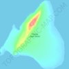 Topografische Karte Princess Royal Island, Höhe, Relief