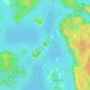 Topografische Karte Llanberris Island, Höhe, Relief