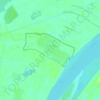 Topografische Karte Реполово, Höhe, Relief