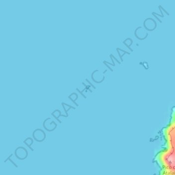 Topografische Karte Palheiro do Mar, Höhe, Relief
