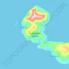 Topografische Karte Homonhon Island, Höhe, Relief