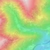 Topografische Karte Val Clarea, Höhe, Relief