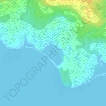 Topografische Karte Lac de la Sauvagine, Höhe, Relief