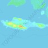 Topografische Karte Isla de Toas, Höhe, Relief