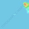 Topografische Karte Catherine Island, Höhe, Relief