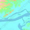 Topografische Karte Amazonas, Höhe, Relief