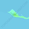 Topografische Karte Islas Las Aves Sotavento, Höhe, Relief