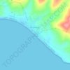Topografische Karte Playa de Bolonia, Höhe, Relief