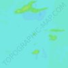 Topografische Karte Slate Islands, Höhe, Relief