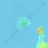 Topografische Karte Magalawa Island, Höhe, Relief