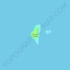 Topografische Karte Penikese Island, Höhe, Relief
