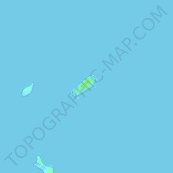 Topografische Karte Saint Patrick's Island, Höhe, Relief