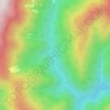 Topografische Karte Kiwi Stream, Höhe, Relief
