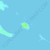 Topografische Karte High Cay, Höhe, Relief
