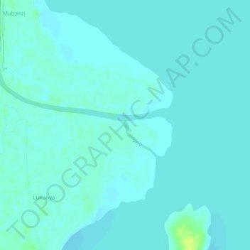 Topografische Karte Akagera, Höhe, Relief