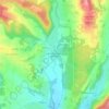 Topografische Karte Naturschutzgebiet Wadrilltal, Höhe, Relief