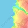 Topografische Karte Praia dos Machados, Höhe, Relief