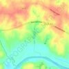 Topografische Karte Lake Heron, Höhe, Relief