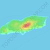 Topografische Karte Pictou Island, Höhe, Relief