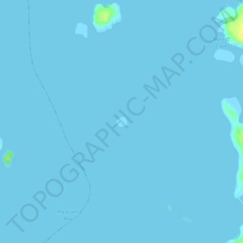 Topografische Karte Nightcap, Höhe, Relief