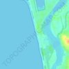 Topografische Karte Tannirbhavi Beach, Höhe, Relief