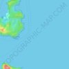 Topografische Karte Hapuku Reef, Höhe, Relief