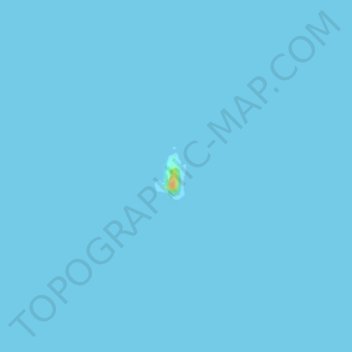 Topografische Karte Tarahiki Island (Shag Island), Höhe, Relief