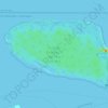 Topografische Karte Estação Ecológica da Ilha do Mel, Höhe, Relief