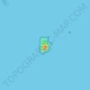 Topografische Karte Isla Grosa, Höhe, Relief