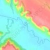 Topografische Karte Qu'Appelle River, Höhe, Relief