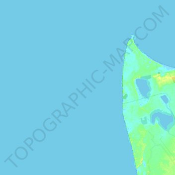 Topografische Karte Lagoa dos Patos, Höhe, Relief