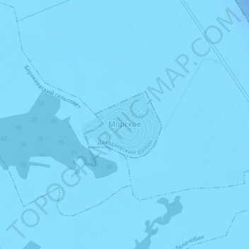 Topografische Karte Морское, Höhe, Relief