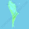 Topografische Karte Balesin Island, Höhe, Relief