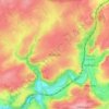 Topografische Karte Bilstain, Reliefkarte, Höhenkarte