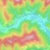 Topografische Karte Monte San Michele, Reliefkarte, Höhenkarte