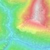 Topografische Karte Bronte di Cavaglio, Reliefkarte, Höhenkarte