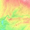 Topografische Karte London, Reliefkarte, Höhenkarte