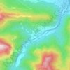 Topografische Karte Trappa, Reliefkarte, Höhenkarte