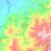 Topografische Karte San Juan de Colón, Reliefkarte, Höhenkarte