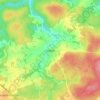 Topografische Karte Graide, Reliefkarte, Höhenkarte