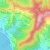 Topografische Karte Comeglio, Reliefkarte, Höhenkarte