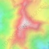 Topografische Karte 玉龙雪山, Höhe, Relief