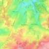 Topografische Karte Rachamps, Reliefkarte, Höhenkarte