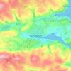 Topografische Karte Carrigaline, Reliefkarte, Höhenkarte