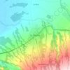 Topografische Karte La Tendida, Reliefkarte, Höhenkarte