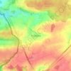 Topografische Karte Thirimont, Reliefkarte, Höhenkarte