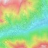 Topografische Karte Ussolo, Reliefkarte, Höhenkarte