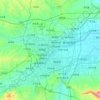 Topografische Karte Luoyang, Höhe, Relief